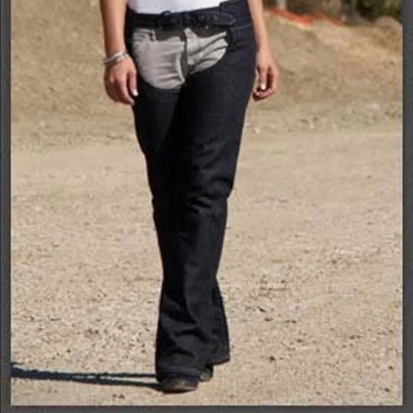 COPY - Women’s Denim Motorcycle Chaps - Picture 3 of 7